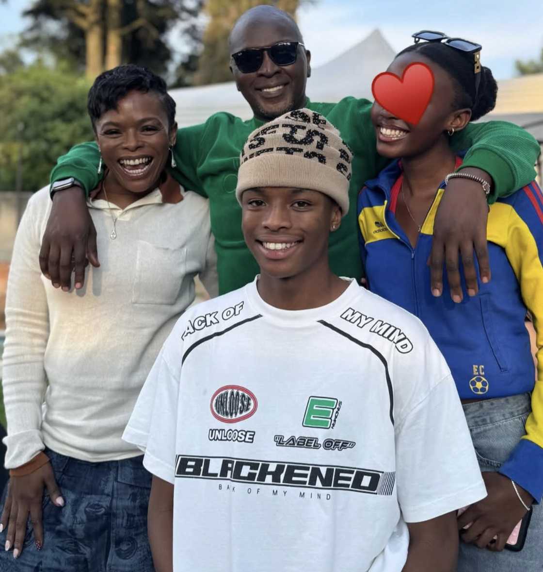 Unathi Nkayi and her son's photo broke the internet Unathi Nkayi and her son's photo broke the internet