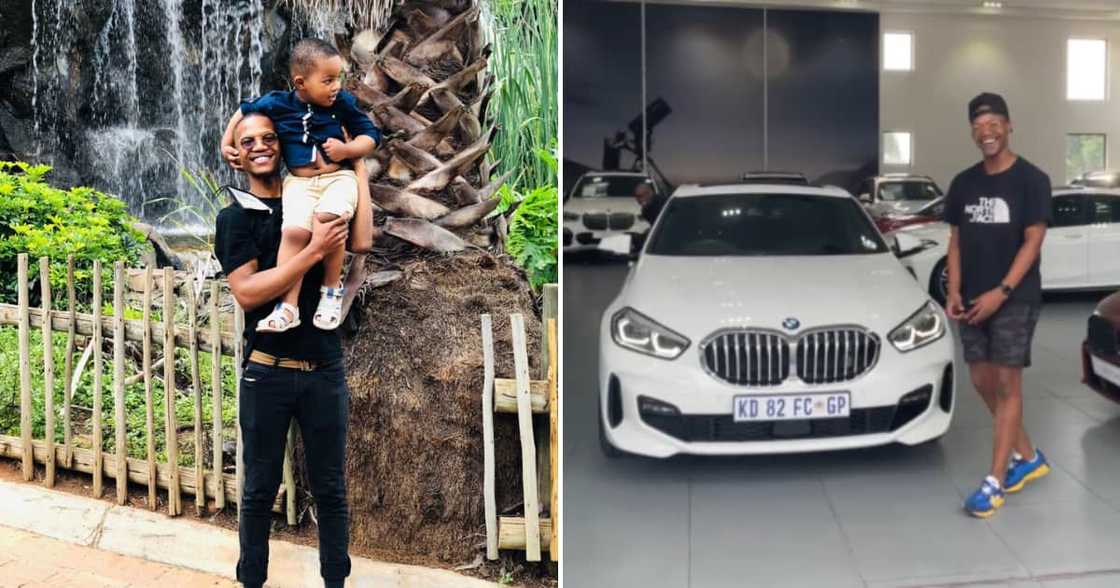 A super stoked man went online to share his new BMW hatchback. A super stoked man went online to share his new BMW hatchback.