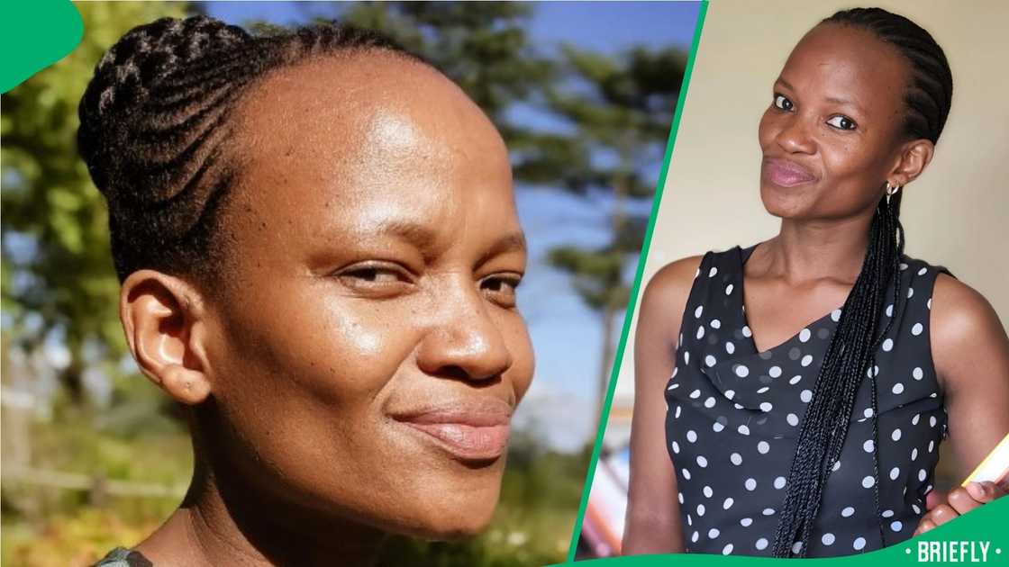 A woman showed a financial analyst's payslip. A woman showed a financial analyst's payslip.