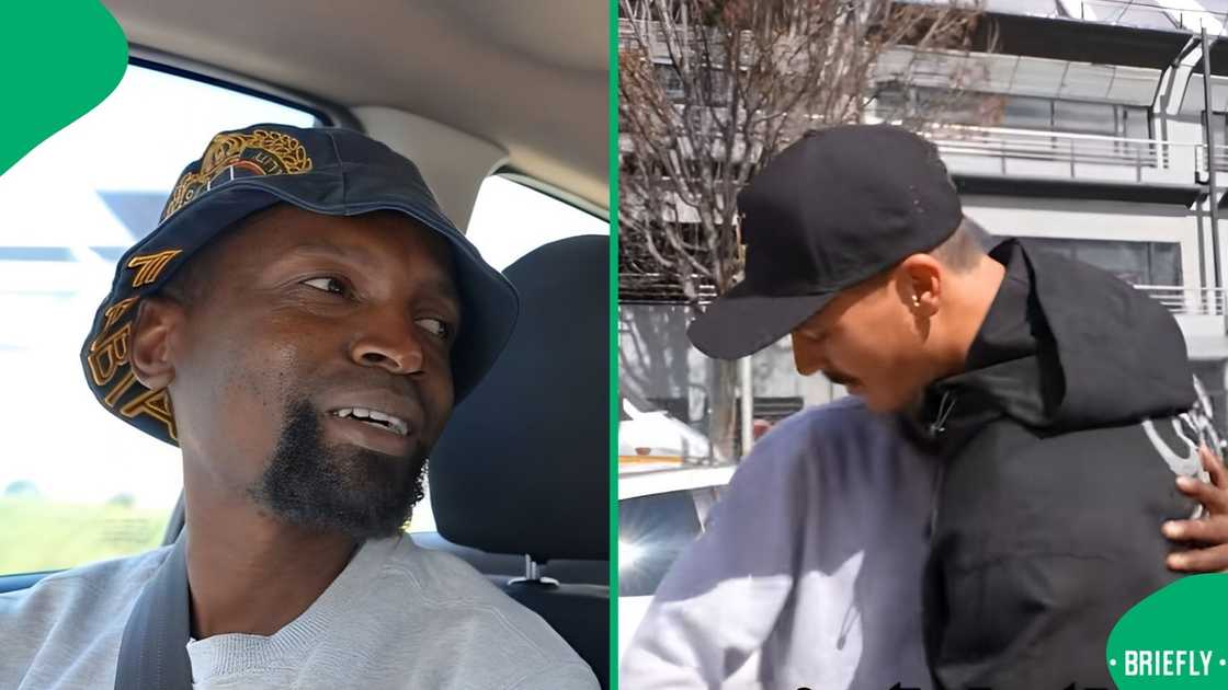 An American man gifted an e-hailing driver R8 800.