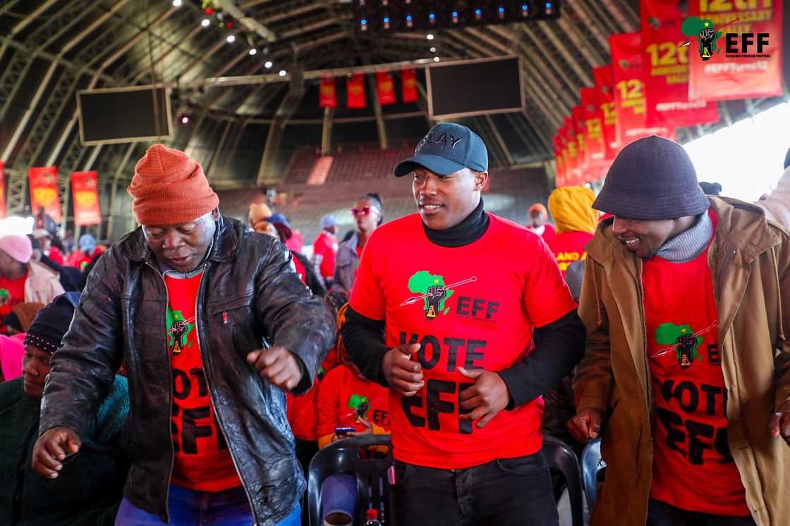 EFF supporters celebrated its birthday in Khayelitsha