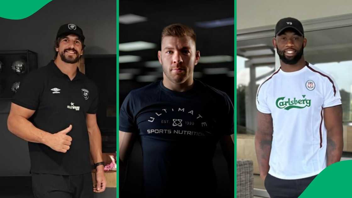 Eben Etzebeth, Dricus du Plessis and Siya Kolisi made an advert for LekkeSlaap. Eben Etzebeth, Dricus du Plessis and Siya Kolisi made an advert for LekkeSlaap.
