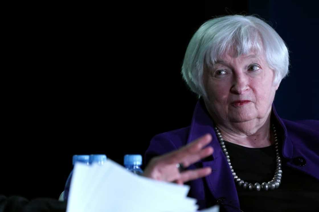 US Treasury Secretary Janet Yellen speaks at a policy forum in Washington on June 9, 2022 US Treasury Secretary Janet Yellen speaks at a policy forum in Washington on June 9, 2022