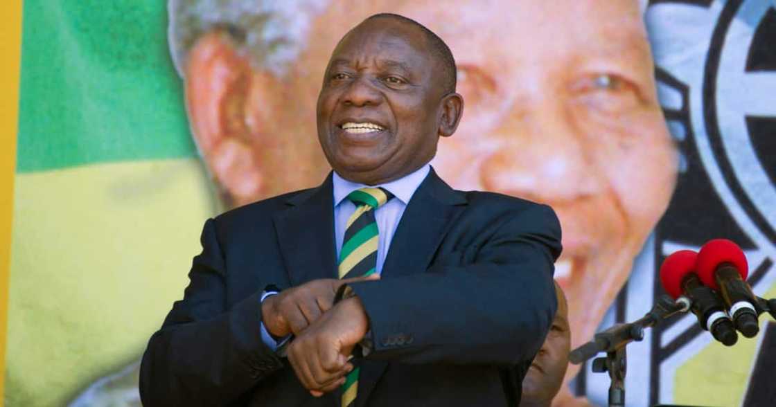 ANC President Cyril Ramaphosa ANC President Cyril Ramaphosa