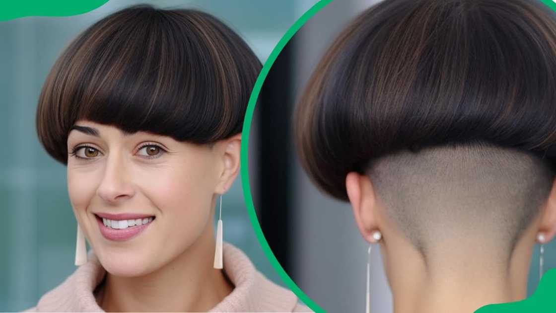 A short bob A short bob