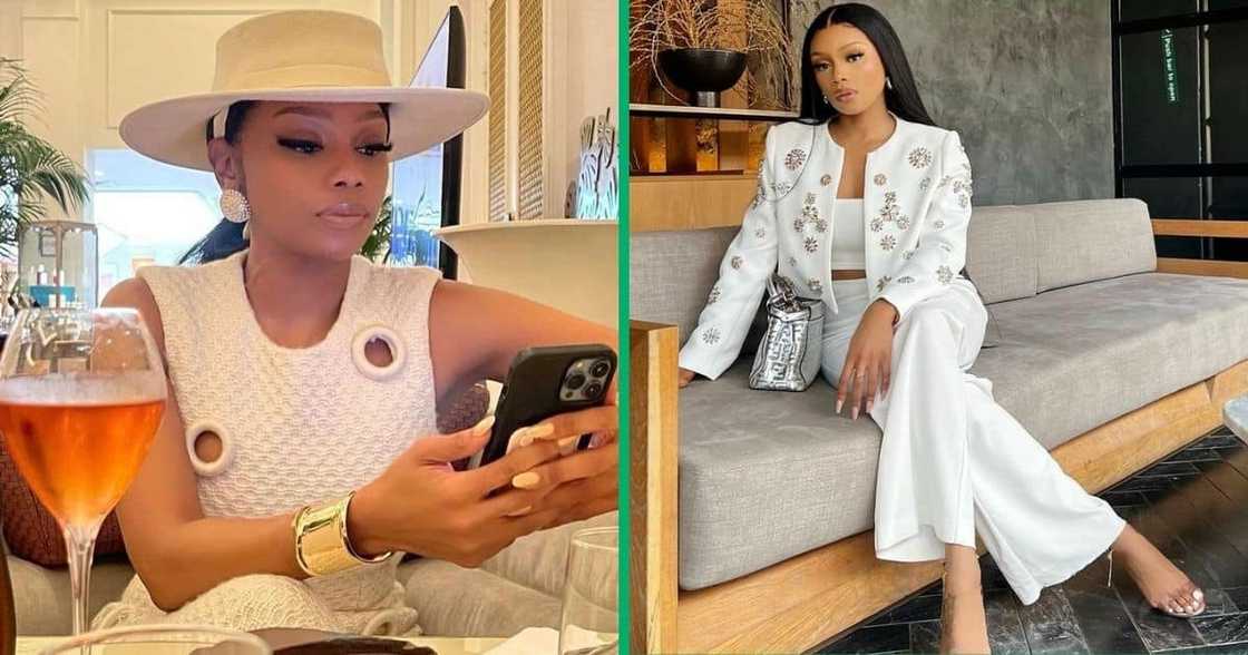 Bonang Matheba is said to have spent New Year's Eve with her alleged new boyfriend Bonang Matheba is said to have spent New Year's Eve with her alleged new boyfriend