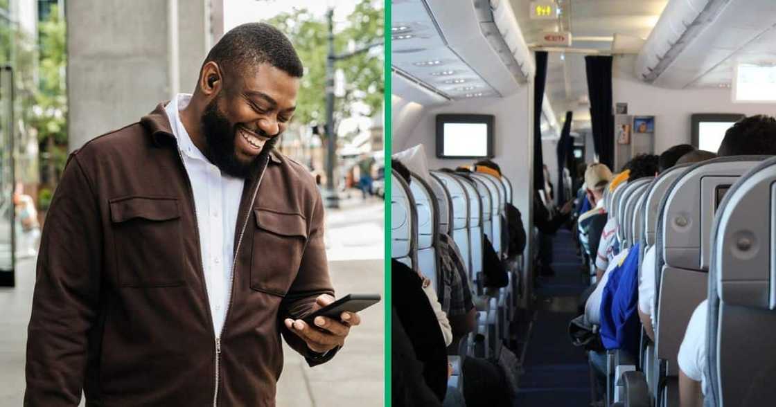 South Africans were amused by a prank on a plane South Africans were amused by a prank on a plane