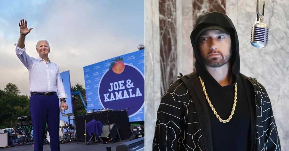 Eminem lends support to Joe Biden ahead of US presidential election Eminem lends support to Joe Biden ahead of US presidential election