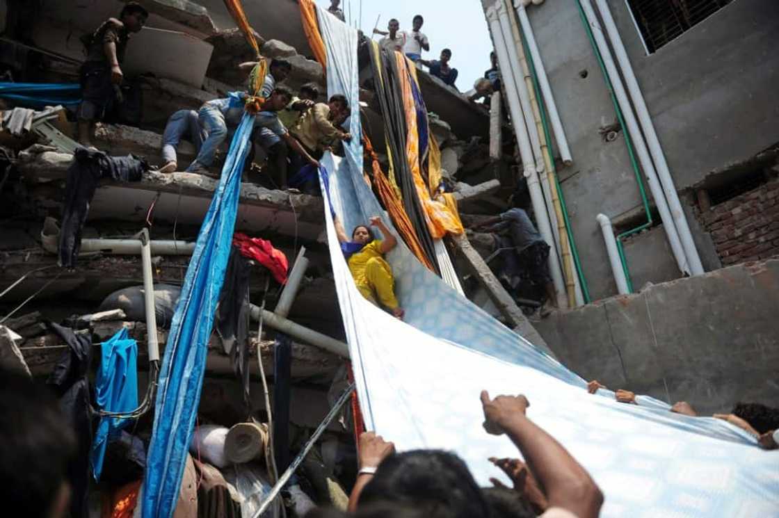 For many of the more than 2,000 survivors of the collapse, however, their ordeal never ended, with many still unemployed or suffering trauma For many of the more than 2,000 survivors of the collapse, however, their ordeal never ended, with many still unemployed or suffering trauma