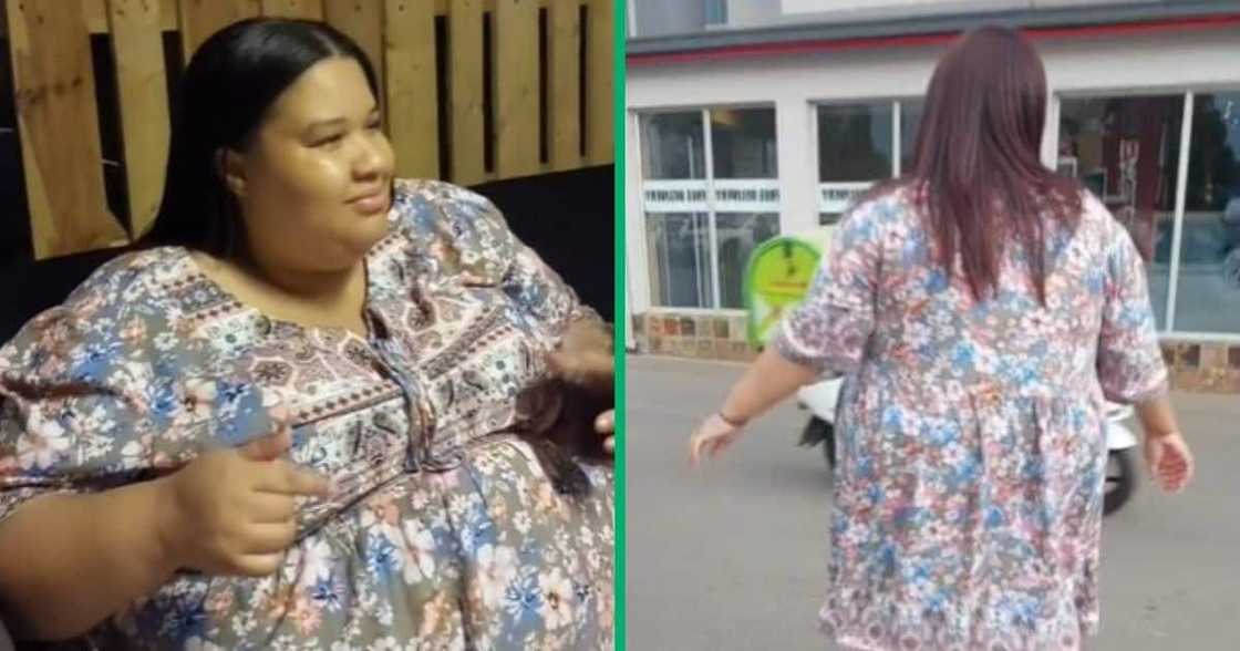 TikTok video shows woman's weight loss TikTok video shows woman's weight loss