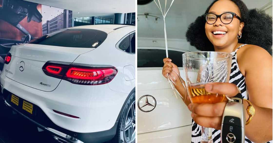 A lady shared her brand new snazzy Mercedes SUV. A lady shared her brand new snazzy Mercedes SUV.