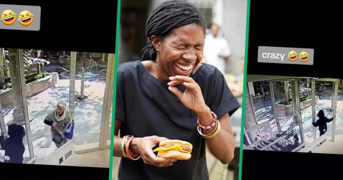 TikTok user @maungo_rosie shared CCTV footage from Pick n Pay Clothing where a tannie pulled the stunt TikTok user @maungo_rosie shared CCTV footage from Pick n Pay Clothing where a tannie pulled the stunt