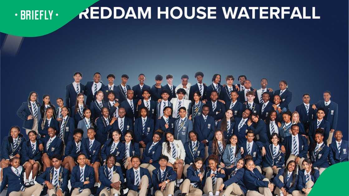 The visual showed the entire class of matriculants, where the school obtained a 100% matric pass rate