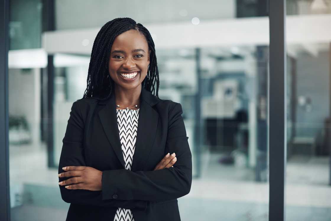 A happy woman A happy woman