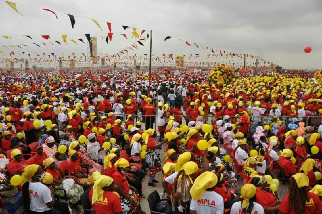 Young people aged 10-24 make up 33 percent of Angola's population Young people aged 10-24 make up 33 percent of Angola's population