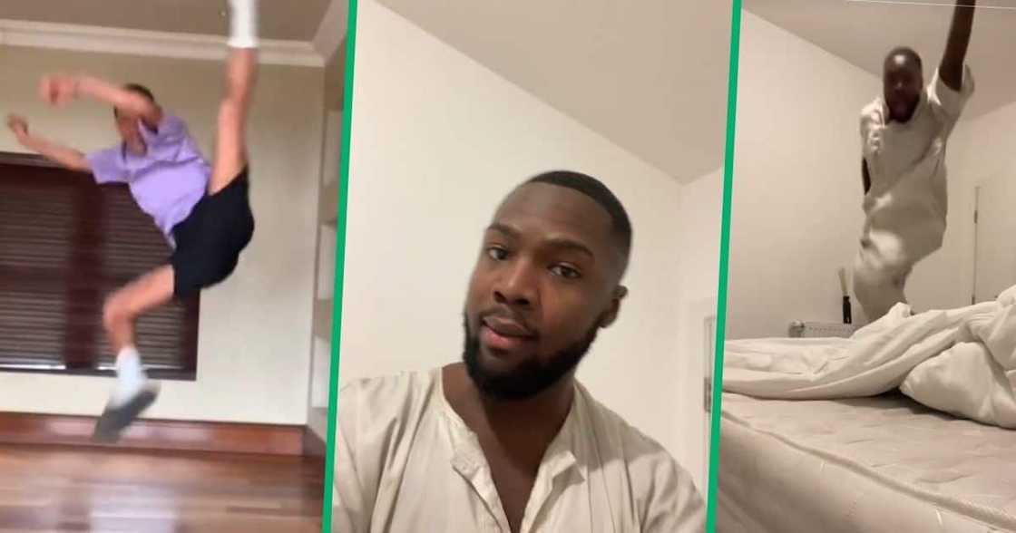 TikTok video of man in the UK complaining about SA dance TikTok video of man in the UK complaining about SA dance