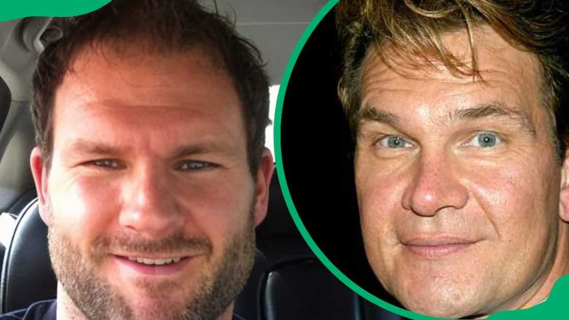 Jason and his alleged father, Patrick Swayze Jason and his alleged father, Patrick Swayze