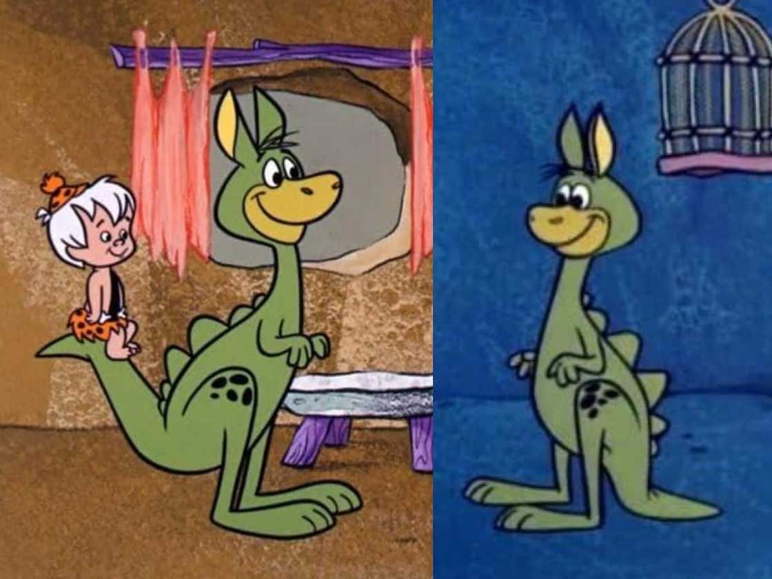 Hoppy from Flintstones is a famous green cartoon character. Hoppy from Flintstones is a famous green cartoon character.