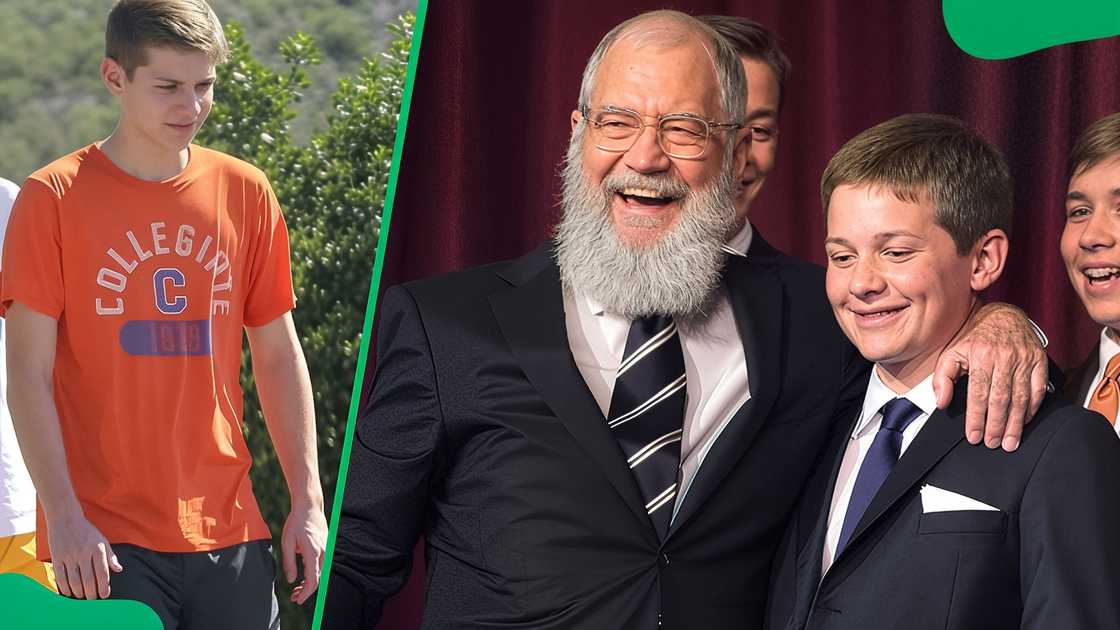 Harry Joseph Letterman and his father, David Letterman Harry Joseph Letterman and his father, David Letterman