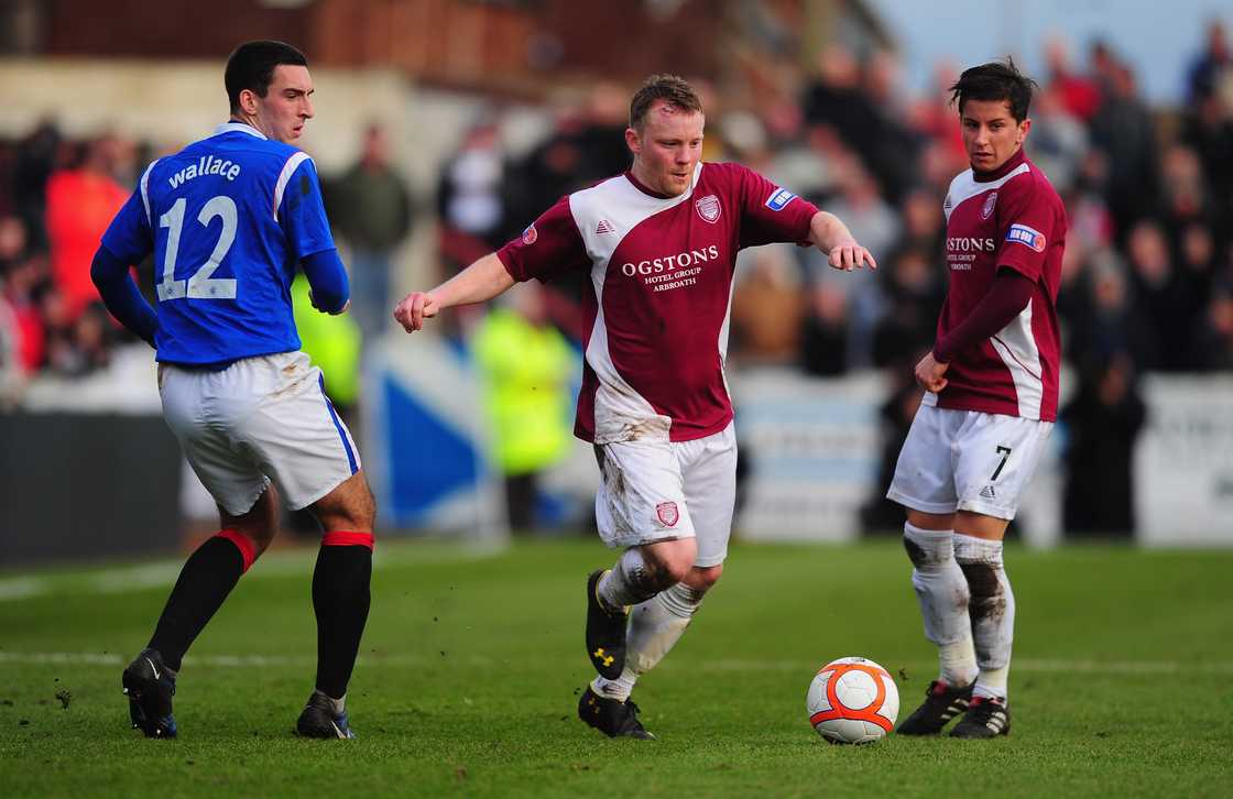 Mark Baxter at Gayfield Park