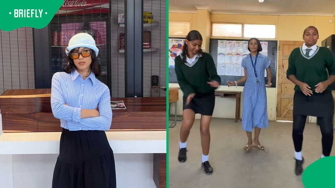 A teacher in South Africa created TikTok content with her learners that amused Mzansi.