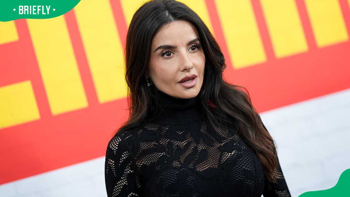 Mikaela Hoover during the 2025 premiere of Peacemaker at AMC Lincoln Square