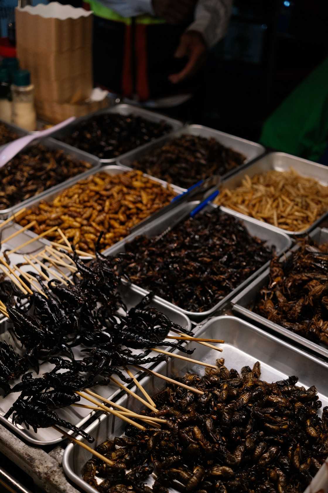 Asian markets stock various types of protein Asian markets stock various types of protein