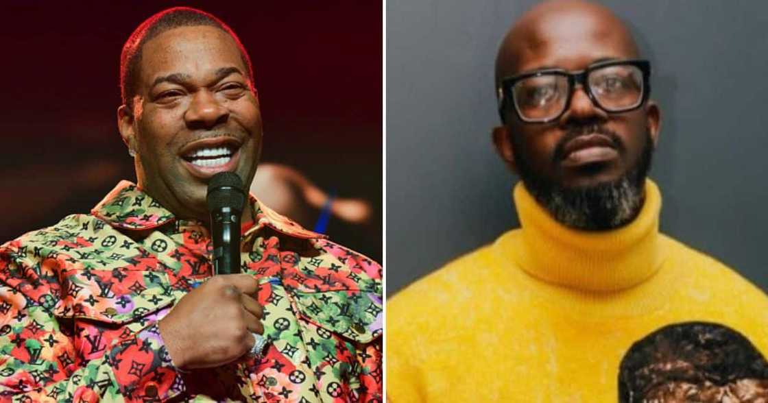 DJ Black Coffee and Busta Rhymes DJ Black Coffee and Busta Rhymes