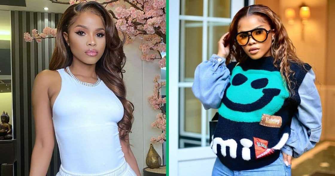 Khanya Mkangisa flaunted her baby bump on Instagram Khanya Mkangisa flaunted her baby bump on Instagram