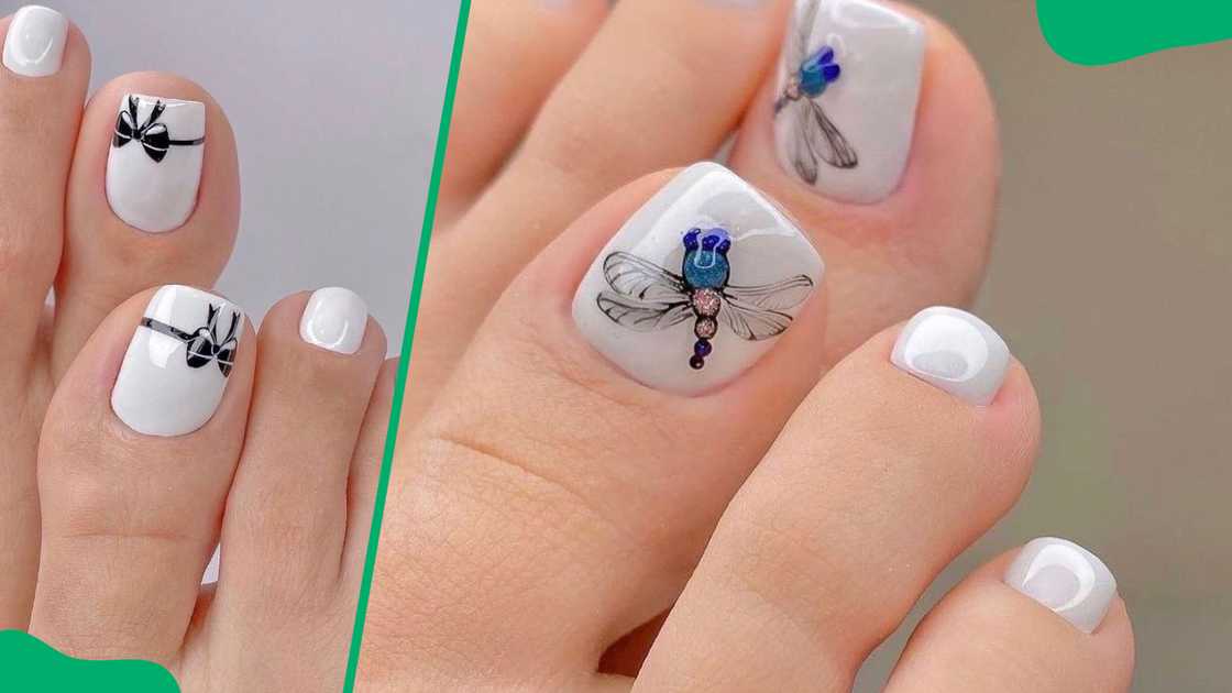 Butterfly beach toe design Butterfly beach toe design
