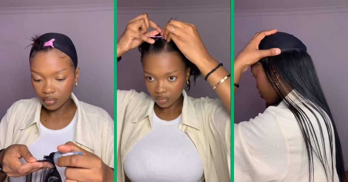 woman makes quick weave woman makes quick weave