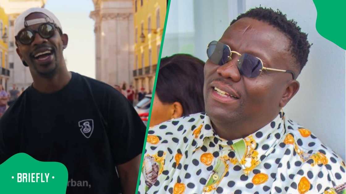 Zakes Bantwini Reunites With L'vovo Derrango 20 Years. Zakes Bantwini Reunites With L'vovo Derrango 20 Years.