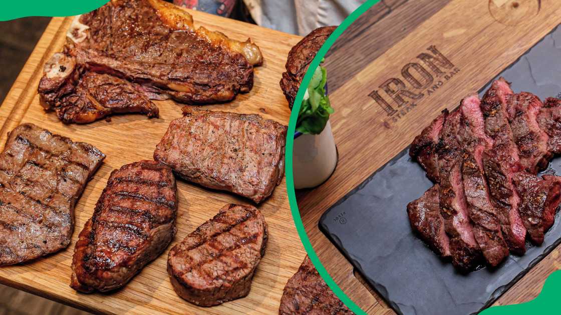 Iron steak and bar restaurant menu and prices