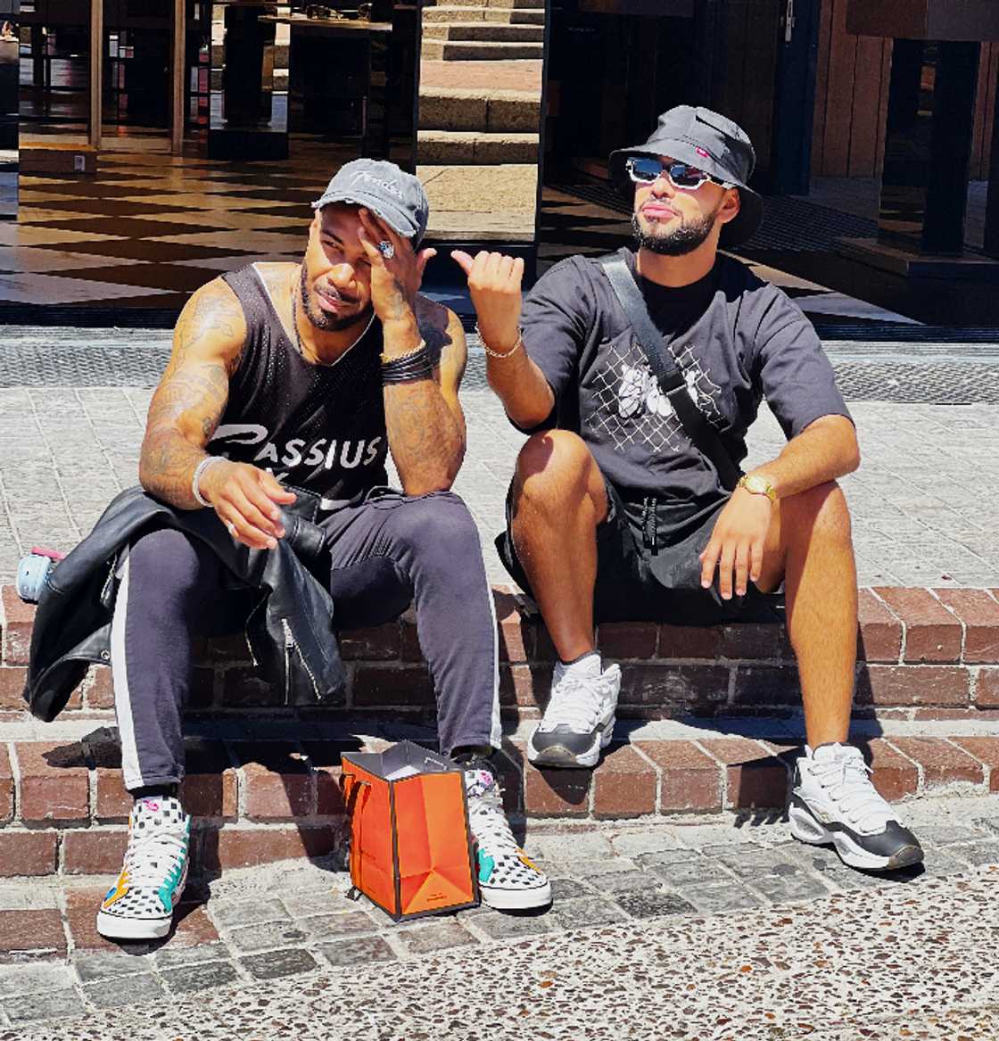 Omari linked up with cape town rapper. Omari linked up with cape town rapper.