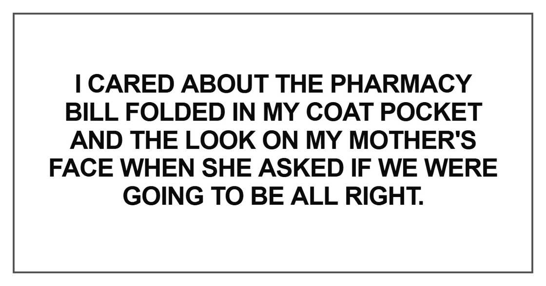 I cared about the pharmacy