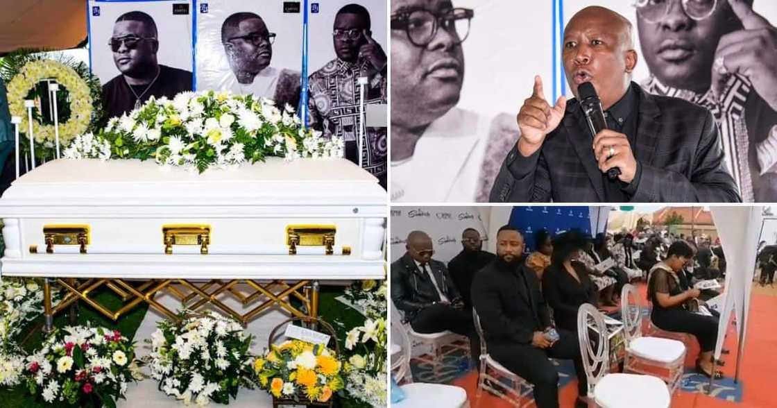 Celebrities at DJ Sumbody's funeral