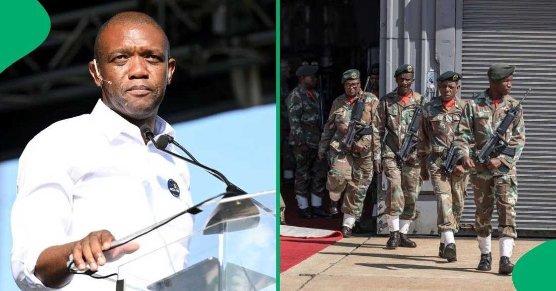 RISE Mzansi against SANDF budget cuts RISE Mzansi against SANDF budget cuts