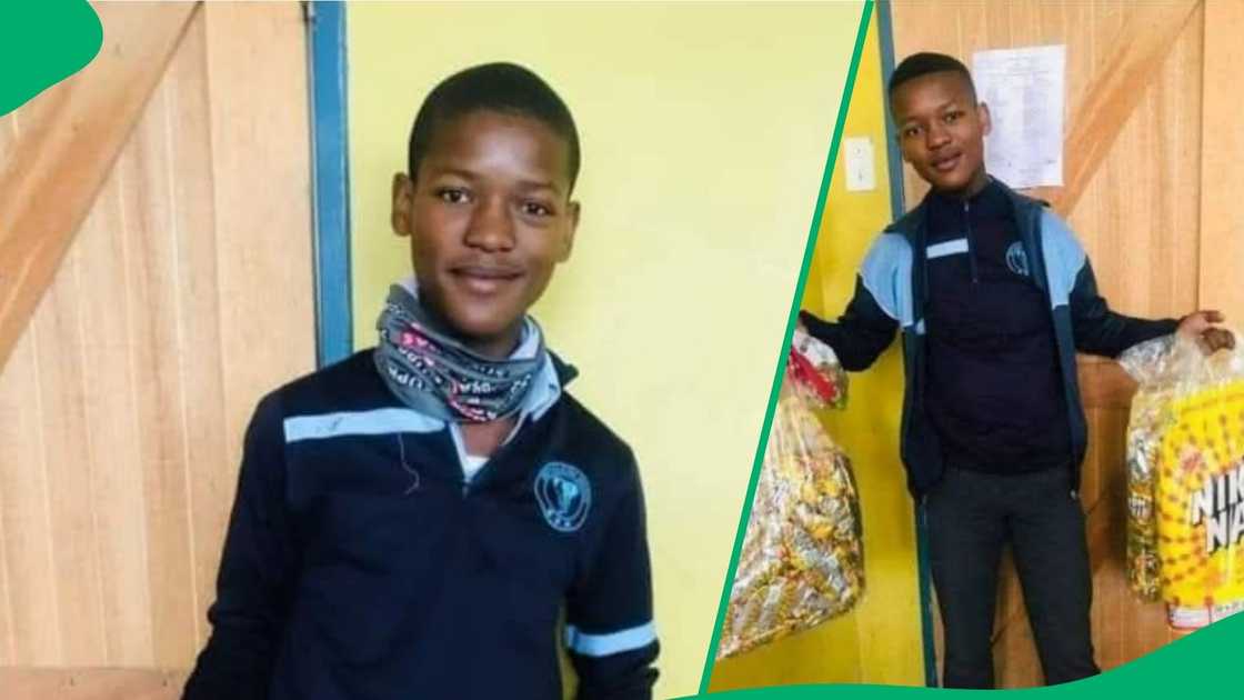 Young boy's entrepreneur's spirit goes viral.