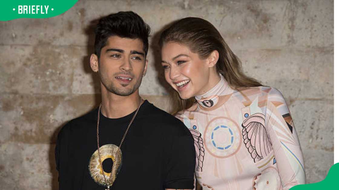 Zayn Malik and Gigi Hadid at the Givenchy show Zayn Malik and Gigi Hadid at the Givenchy show