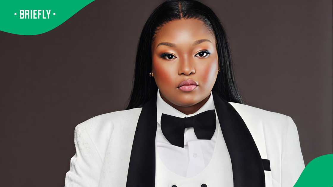 Rethabile Khumalo was emotional as she remembered her late mother Rethabile Khumalo was emotional as she remembered her late mother