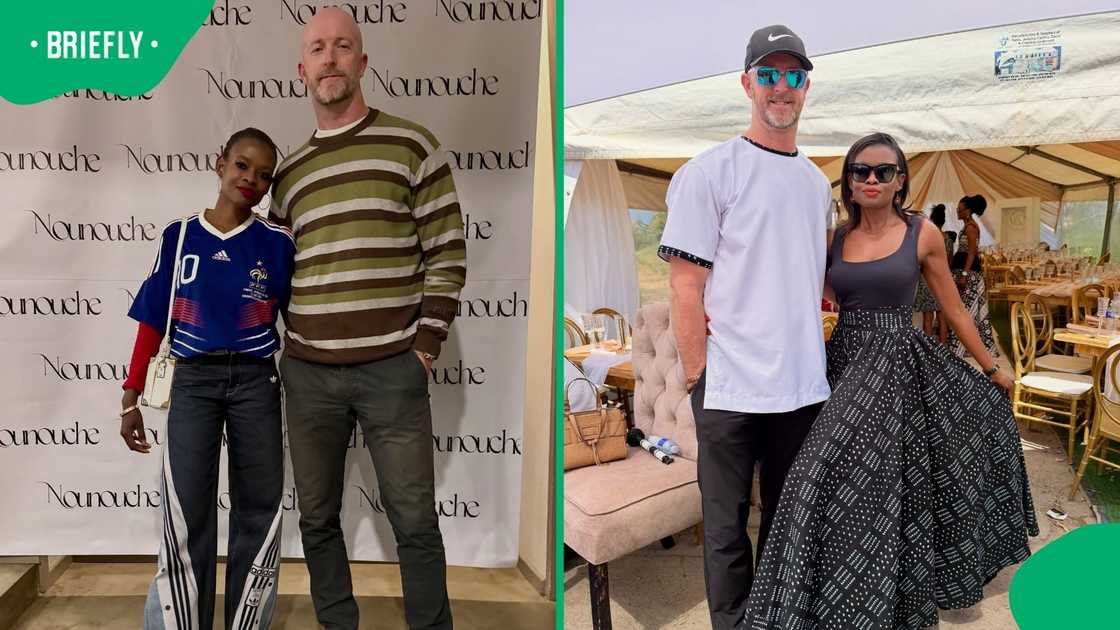 Mthombeni and former Bafana Bafana defender Matthew Booth recently announced that they are expecting their first child together