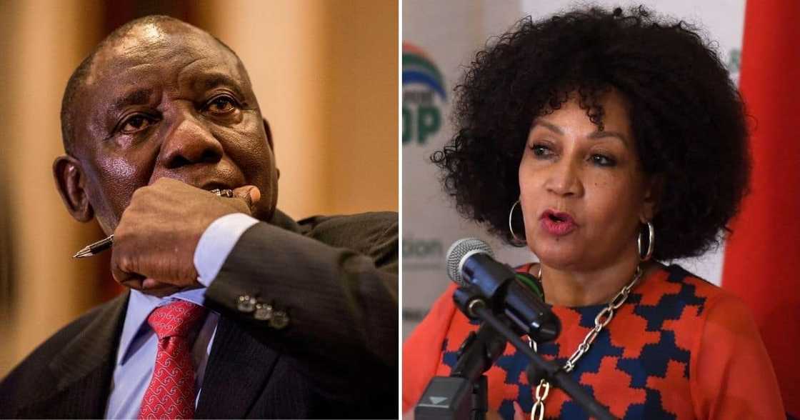 Lindiwe Sisulu_Cyril Ramaphosa Lindiwe Sisulu_Cyril Ramaphosa