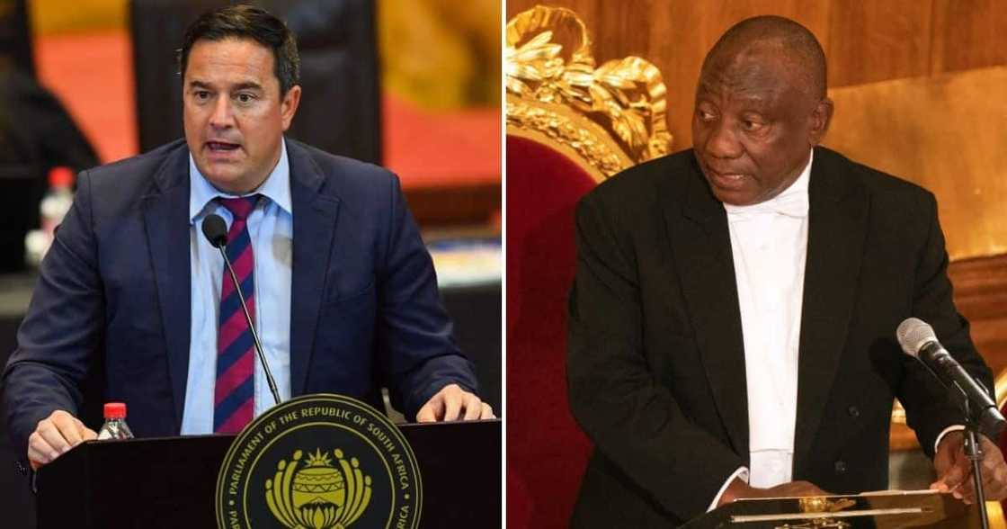 John Steenhusien delivered the DA's "True State of the Nation Address" John Steenhusien delivered the DA's "True State of the Nation Address"