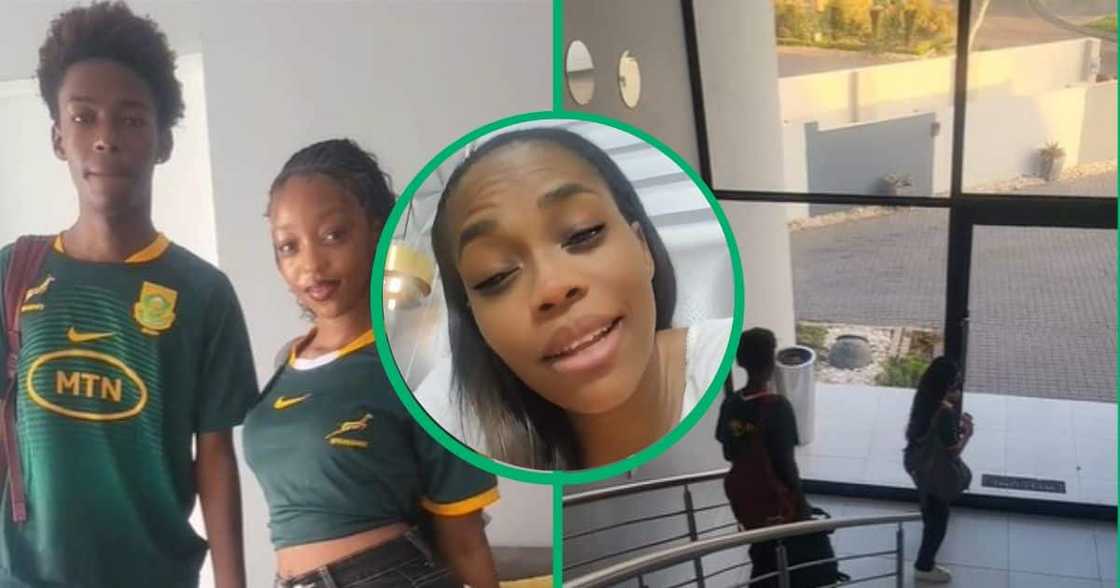TikTok video of mother of 2 say bye to kids for school TikTok video of mother of 2 say bye to kids for school