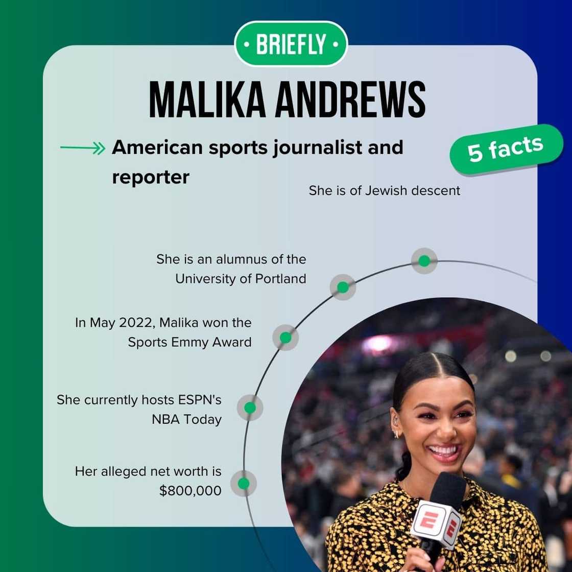 Malika Andrews' facts Malika Andrews' facts