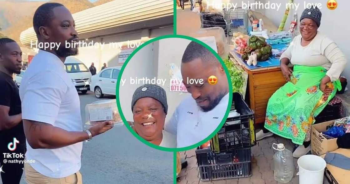 Three men celebrated their gogo's birthday Three men celebrated their gogo's birthday