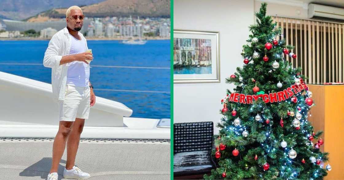 Itumeleng Khune and his family joined the trend of celebrating Christmas in matching pyjams in adorable pictures. Itumeleng Khune and his family joined the trend of celebrating Christmas in matching pyjams in adorable pictures.