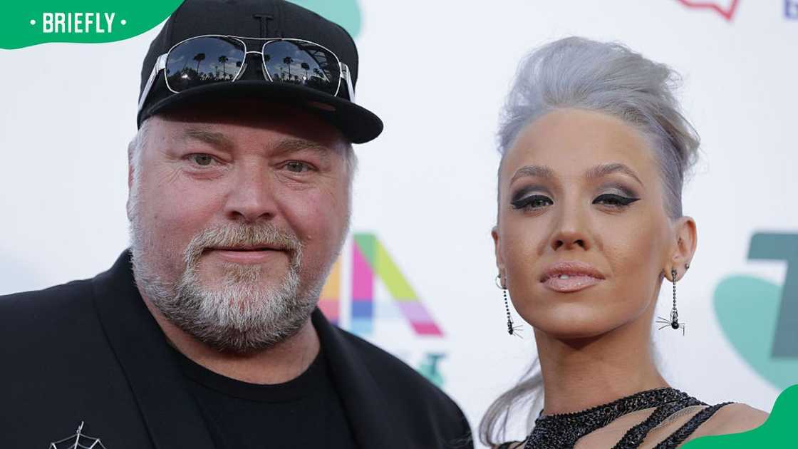 Kyle Sandilands and Imogen Anthony during the 2014 ARIA Awards at the Star Kyle Sandilands and Imogen Anthony during the 2014 ARIA Awards at the Star