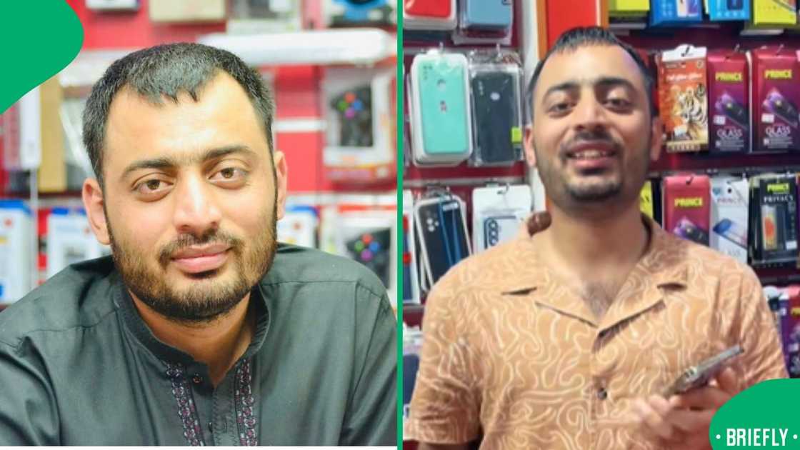 TikTok viewers were left laughing when a Pakistani spaza shop owner enthusiastically joined the Gumba Challenge TikTok viewers were left laughing when a Pakistani spaza shop owner enthusiastically joined the Gumba Challenge