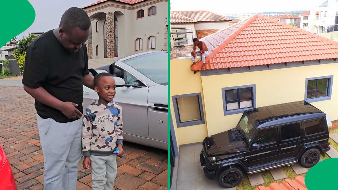 A dad used a Ferrari to explain to his son that he should pick a good career, and Mzansi shook its head.